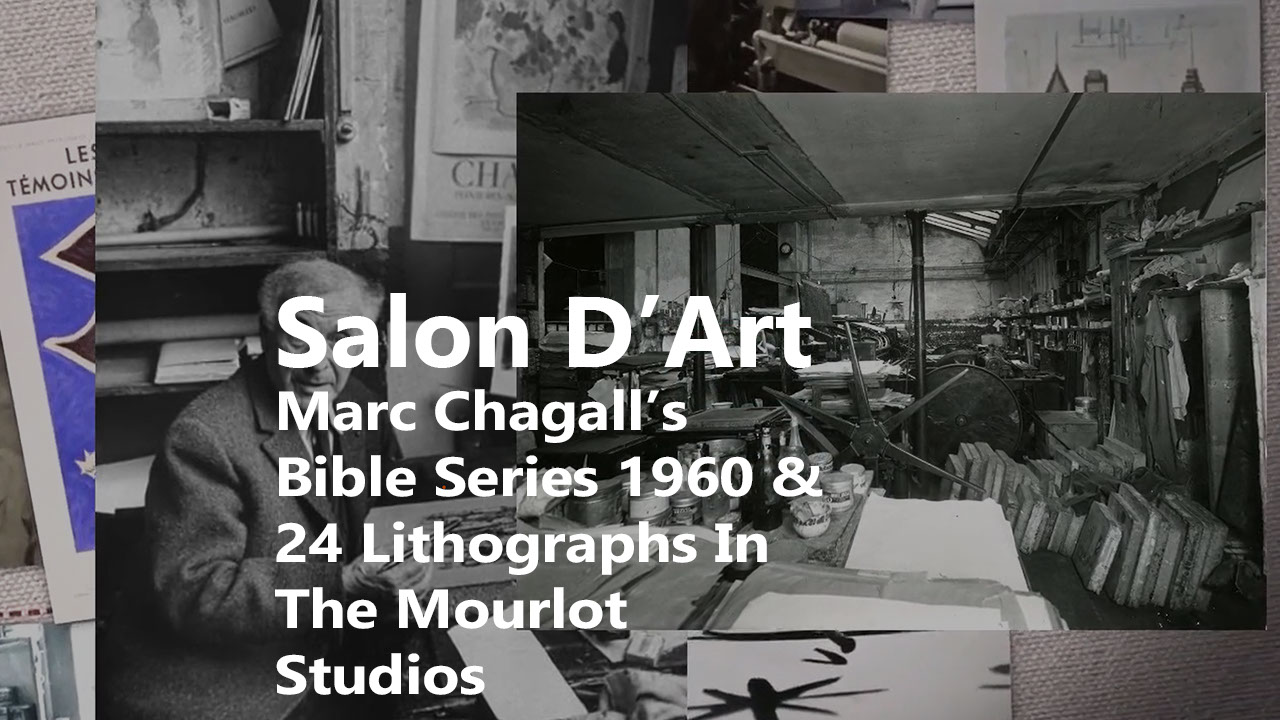Marc Chagall’s Bible Series 1960 & 24 Lithographs In The Mourlot Studios